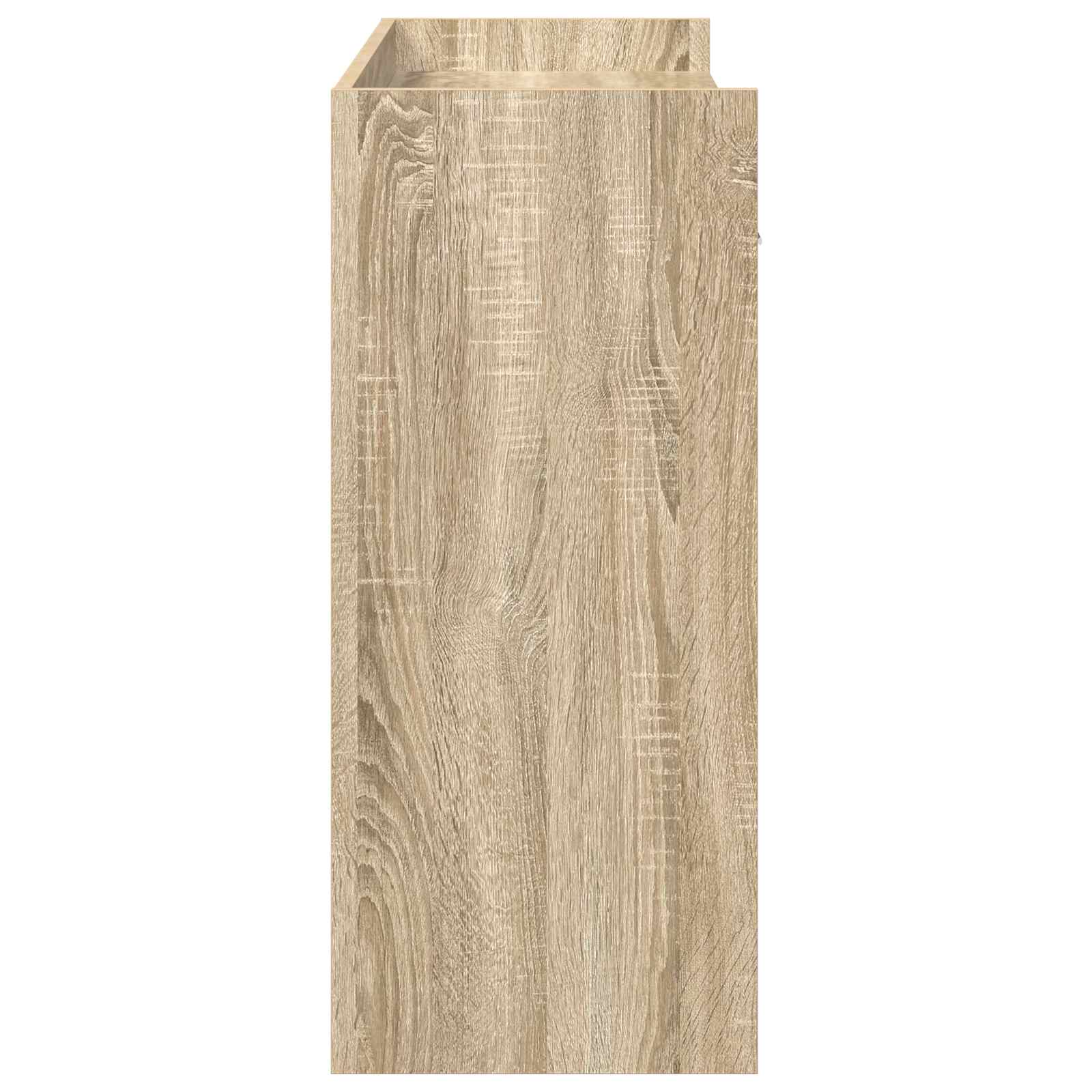 Konsolentisch Sonoma-Eiche 90 x 35 x 80 cm Holzwerkstoff