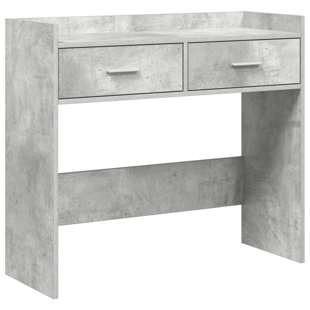 Konsolentisch Betongrau 90 x 35 x 80 cm Holzwerkstoff