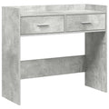 Konsolentisch Betongrau 90 x 35 x 80 cm Holzwerkstoff