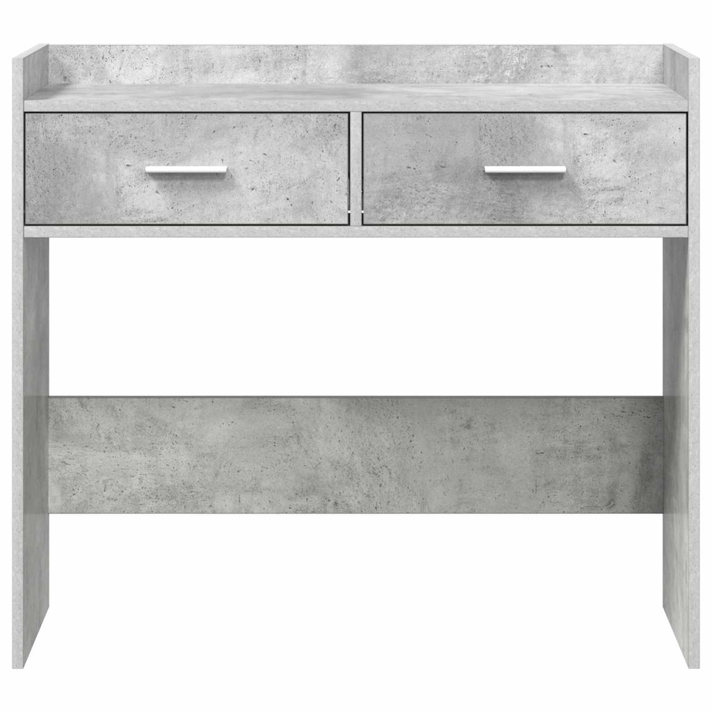 Konsolentisch Betongrau 90 x 35 x 80 cm Holzwerkstoff