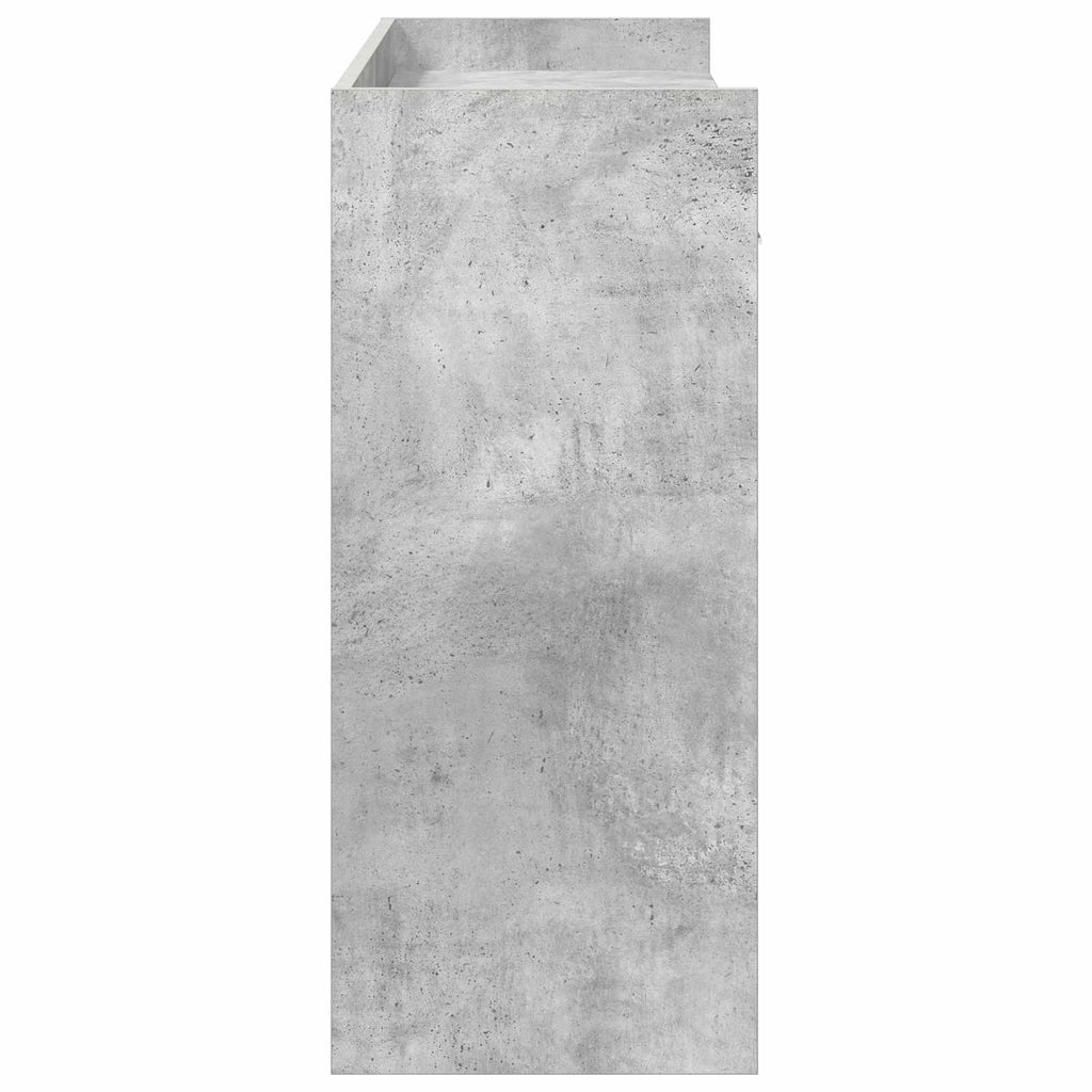 Konsolentisch Betongrau 90 x 35 x 80 cm Holzwerkstoff