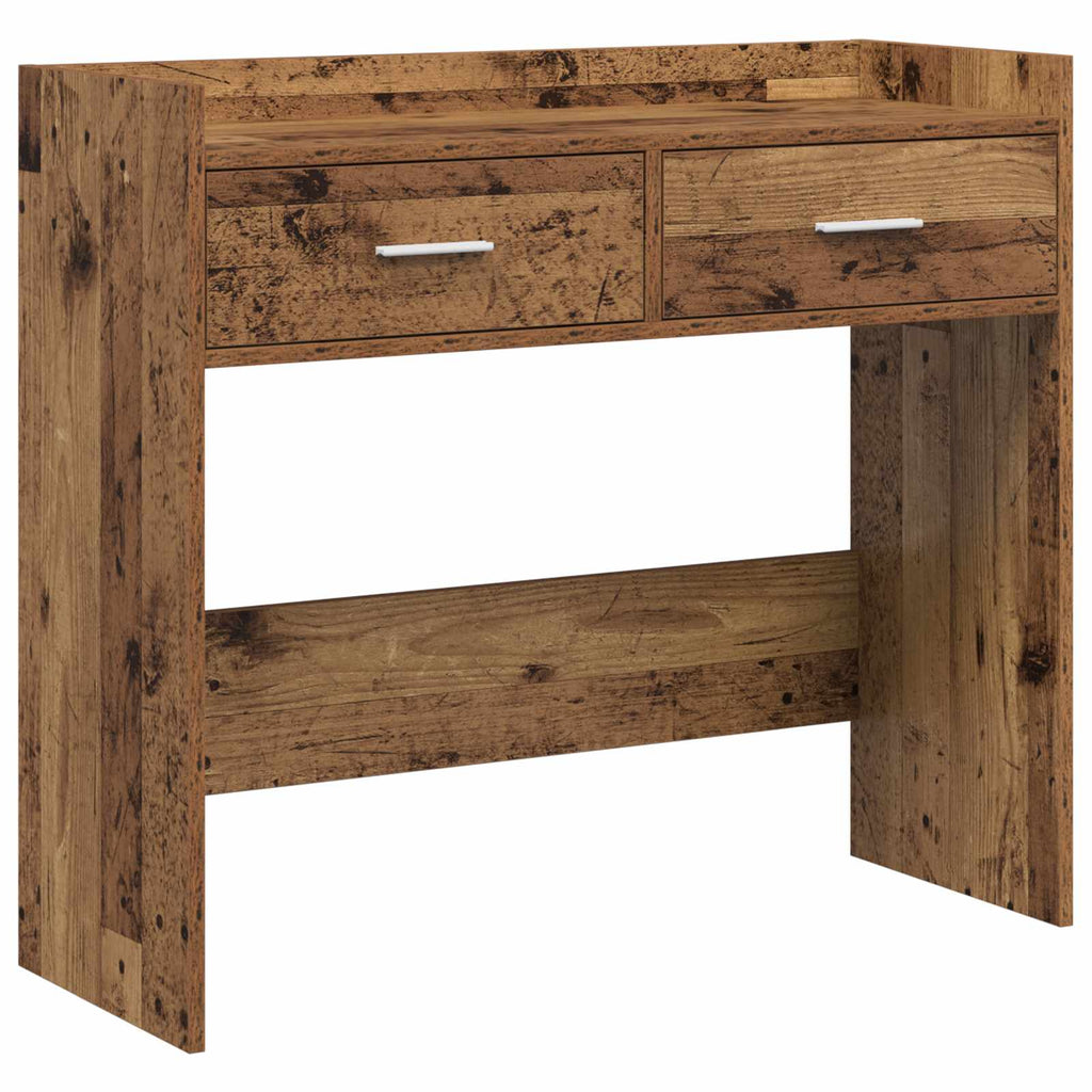 Konsolentisch Altholz 90 x 35 x 80 cm Holzwerkstoff
