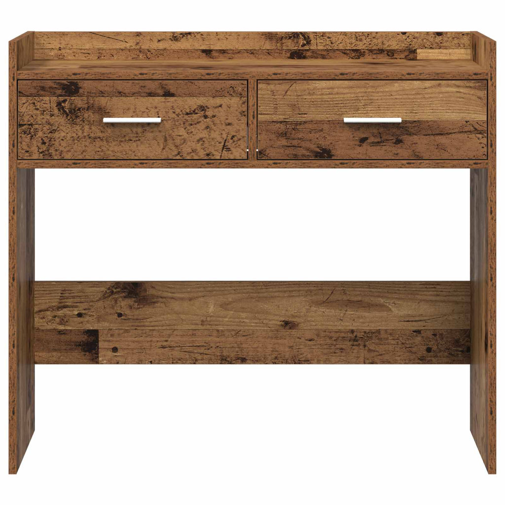 Konsolentisch Altholz 90 x 35 x 80 cm Holzwerkstoff