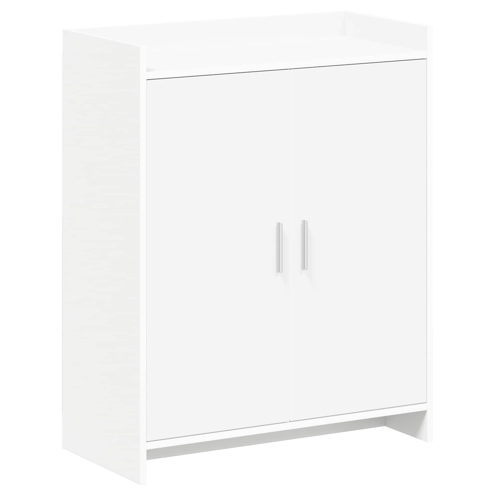 Schuhschrank mit Speicher Weiß 73,5 x 36 x 92 cm Holzwerkstoff