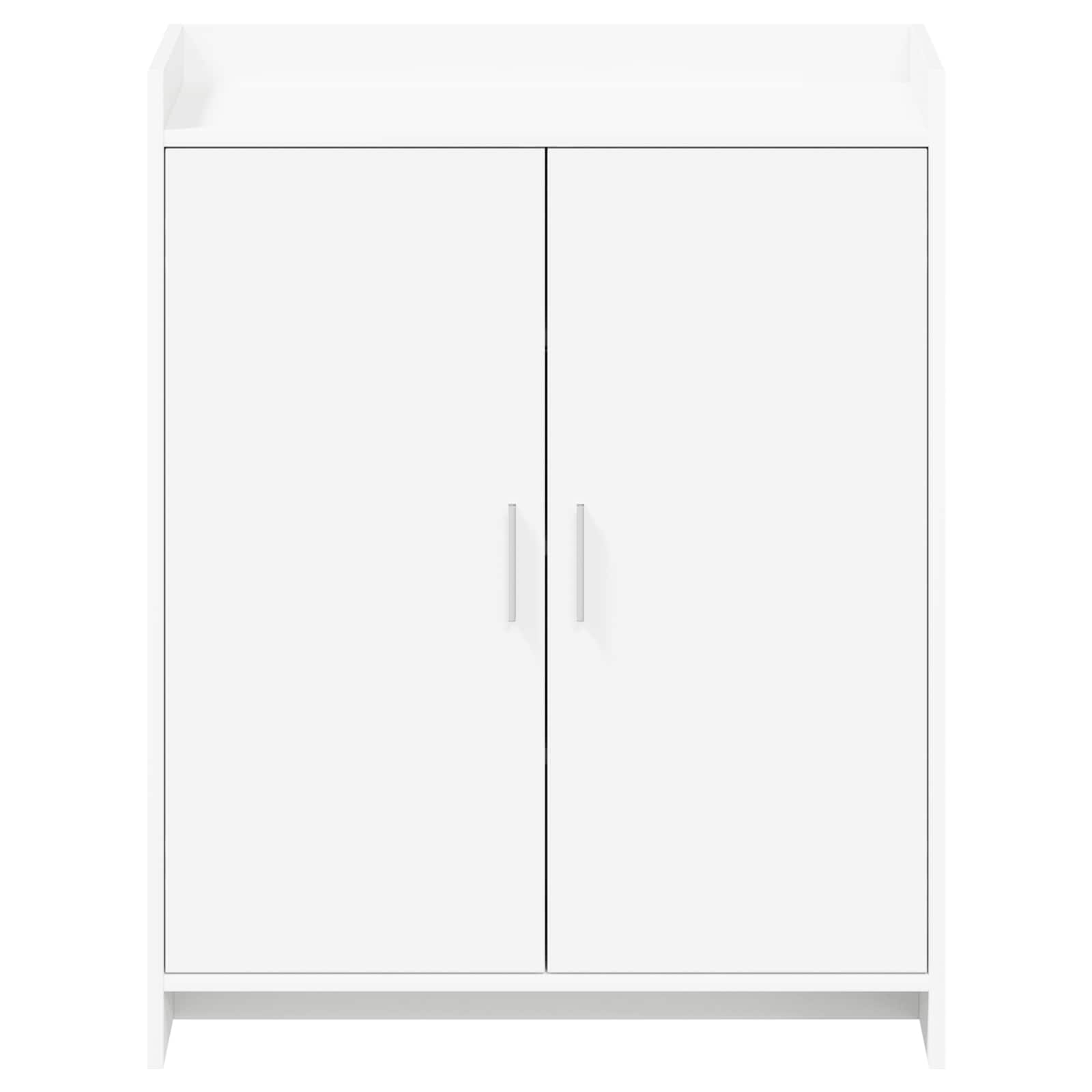 Schuhschrank mit Speicher Weiß 73,5 x 36 x 92 cm Holzwerkstoff