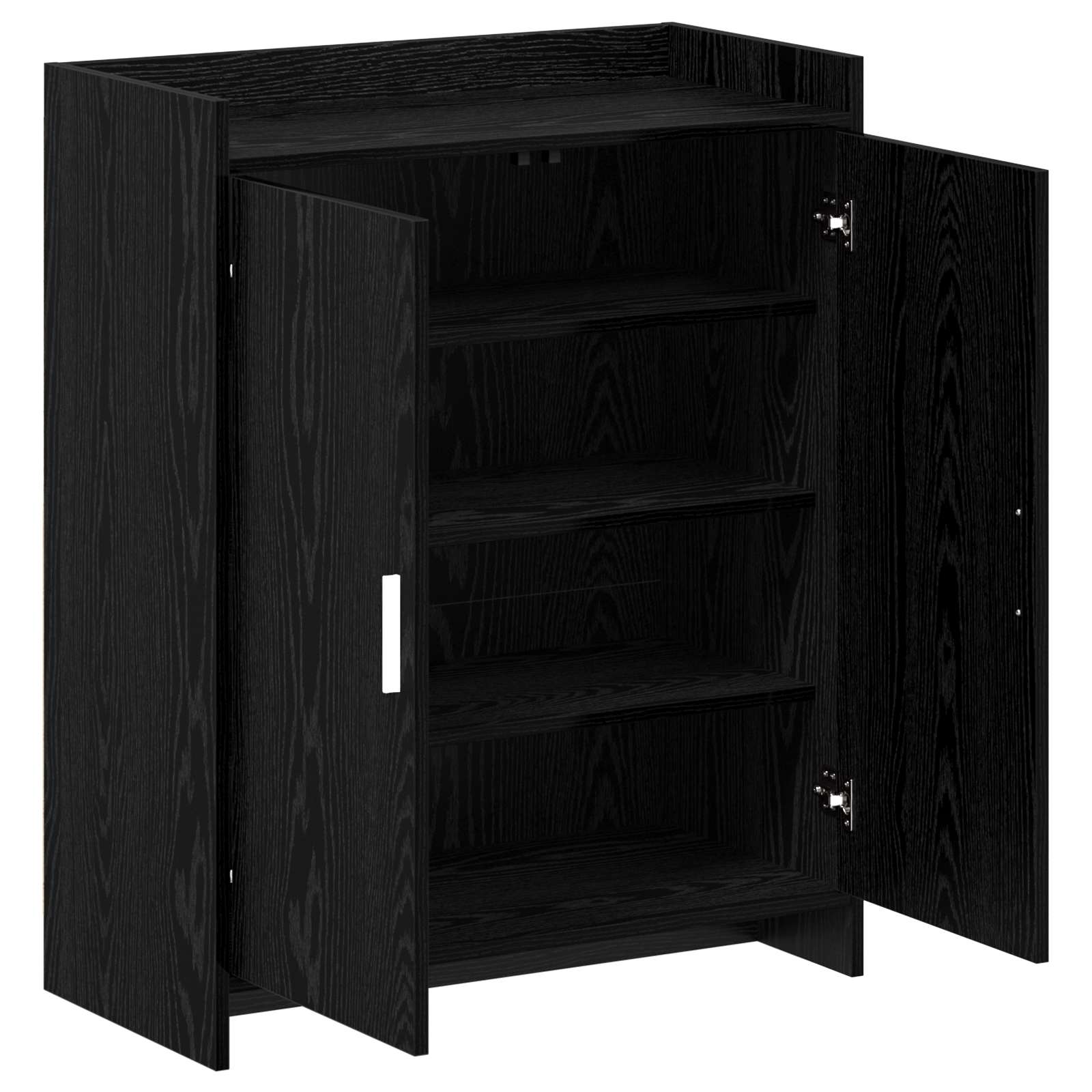 Schuhschrank Schwarze Eiche 73,5 x 36 x 92 cm Holzwerkstoff