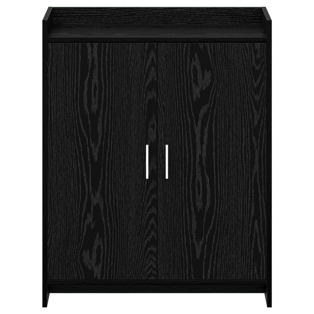 Schuhschrank Schwarze Eiche 73,5 x 36 x 92 cm Holzwerkstoff