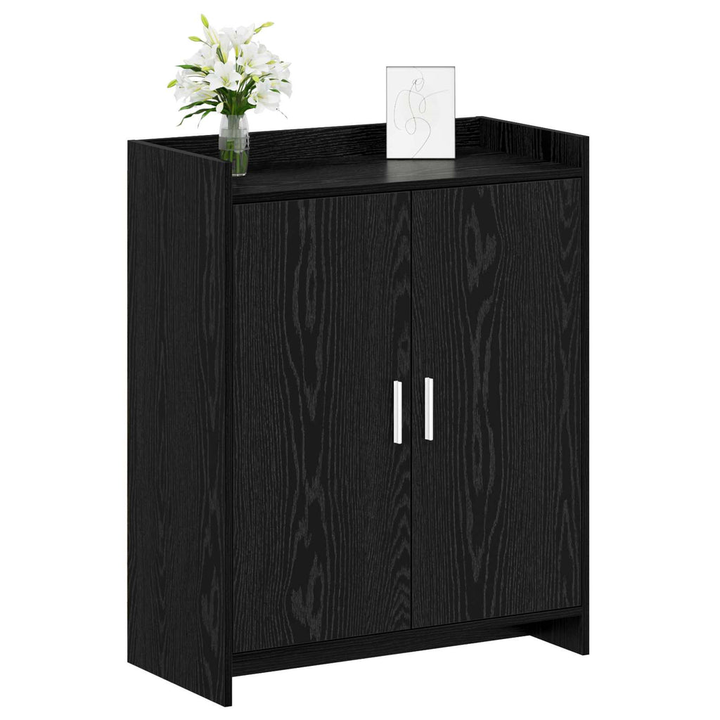 Schuhschrank Schwarze Eiche 73,5 x 36 x 92 cm Holzwerkstoff