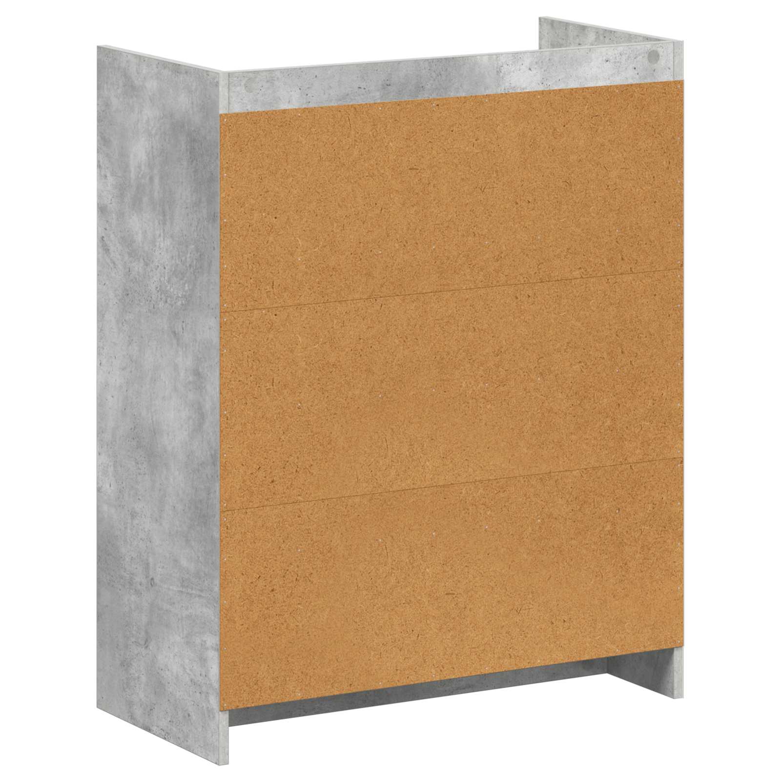 Schuhschrank mit Tür Betongrau 73,5 x 36 x 92 cm Holzwerkstoff
