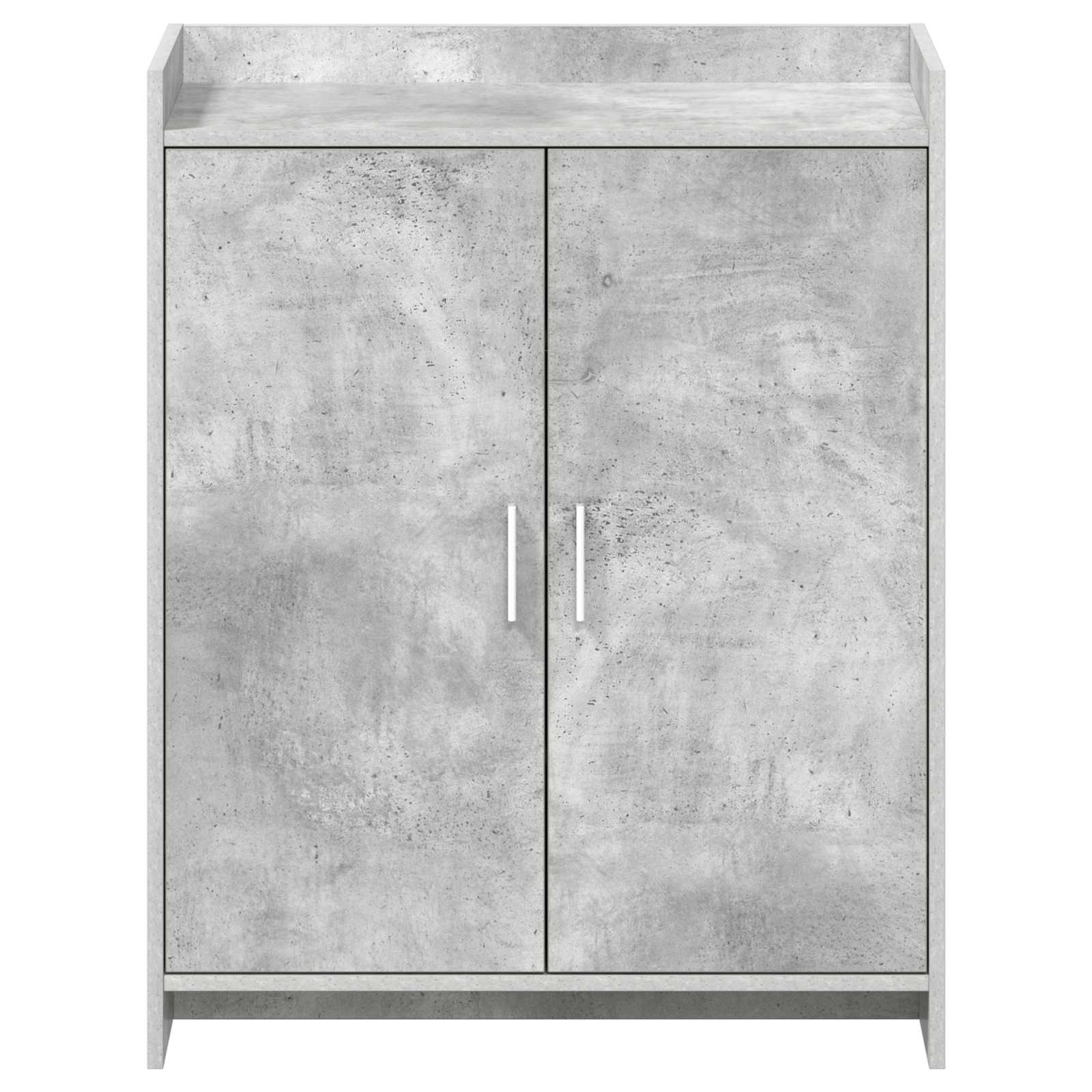 Schuhschrank mit Tür Betongrau 73,5 x 36 x 92 cm Holzwerkstoff