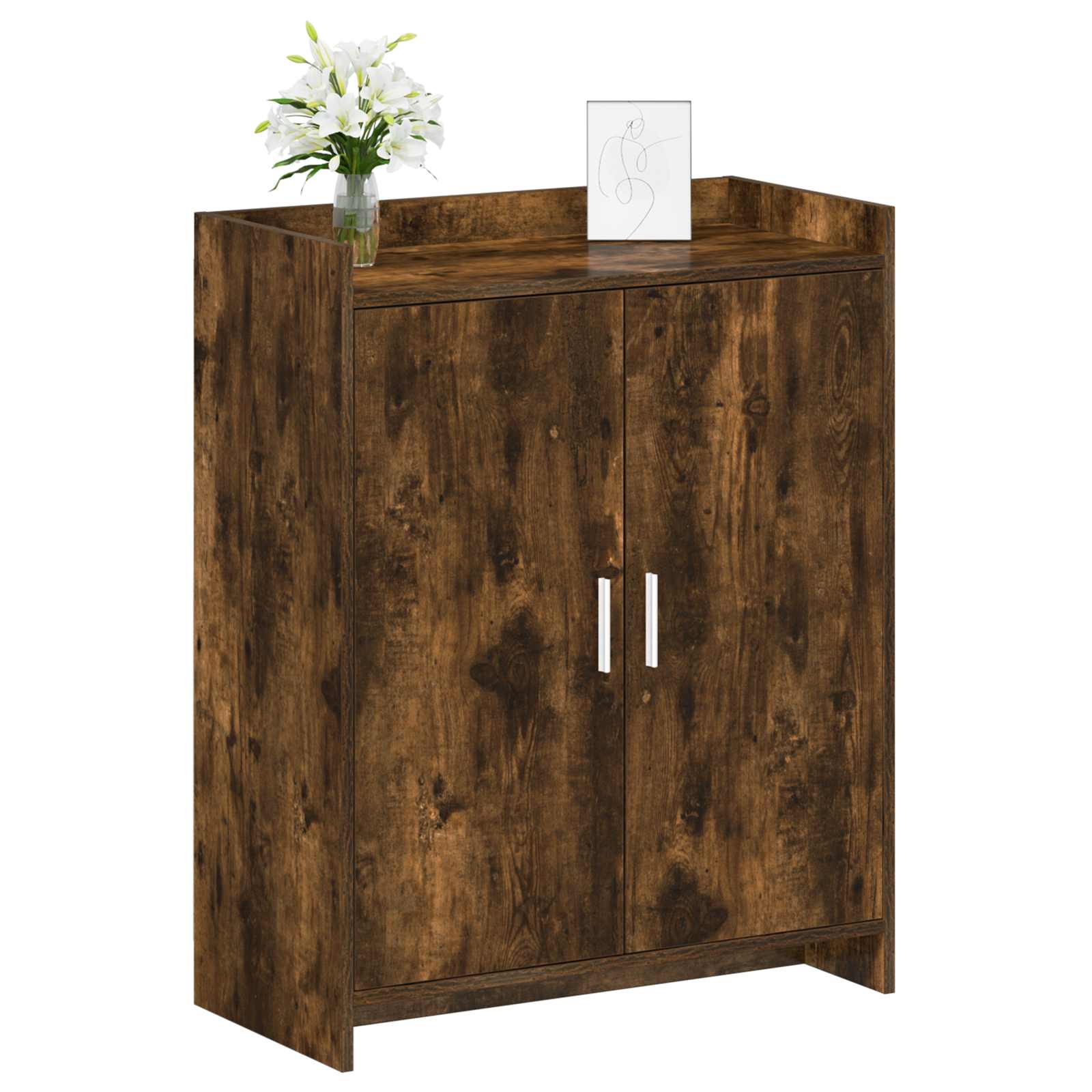 Schuhschrank Geräucherte Eiche 73,5 x 36 x 92 cm Holzwerkstoff