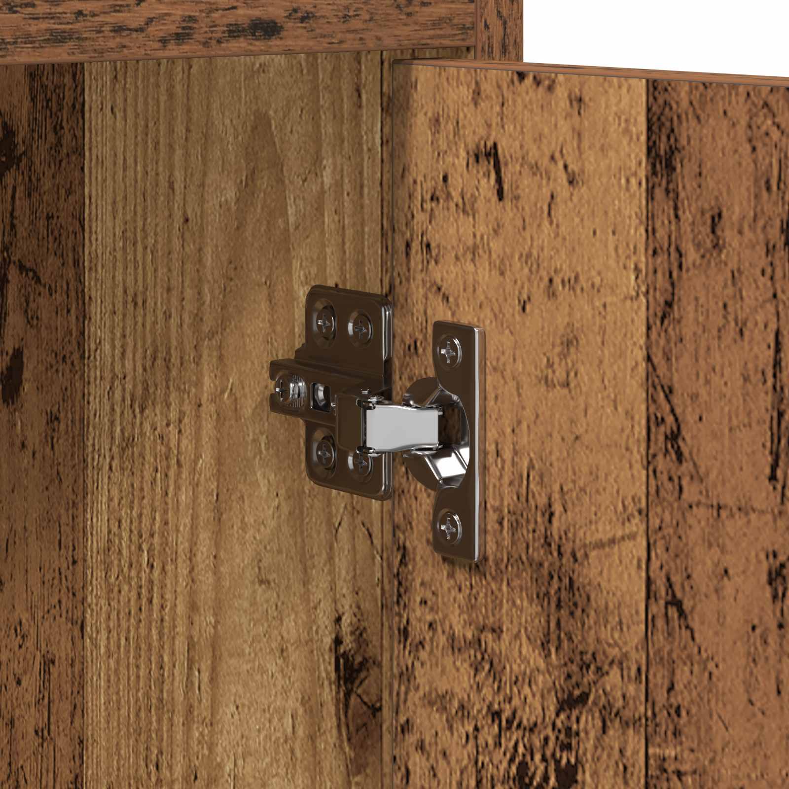 Schuhschrank mit Tür Altholz 73,5 x 36 x 92 cm Holzwerkstoff