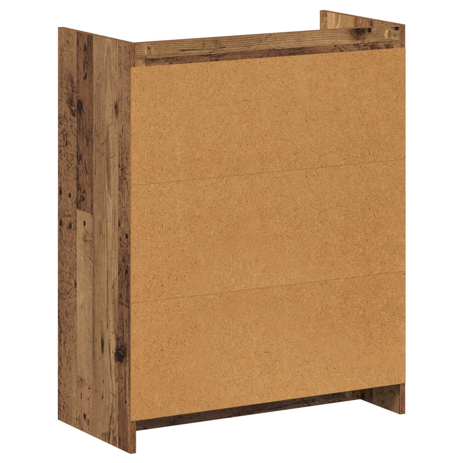 Schuhschrank mit Tür Altholz 73,5 x 36 x 92 cm Holzwerkstoff