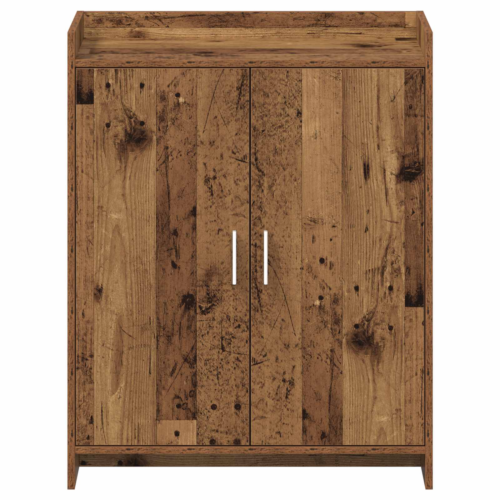 Schuhschrank mit Tür Altholz 73,5 x 36 x 92 cm Holzwerkstoff
