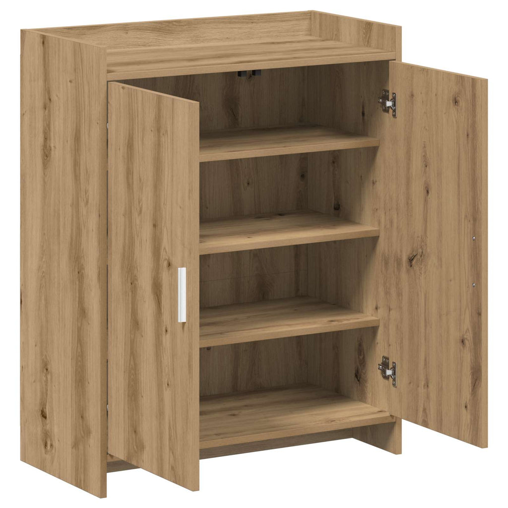 Schuhschrank Artisan-Eiche 73,5 x 36 x 92 cm Holzwerkstoff
