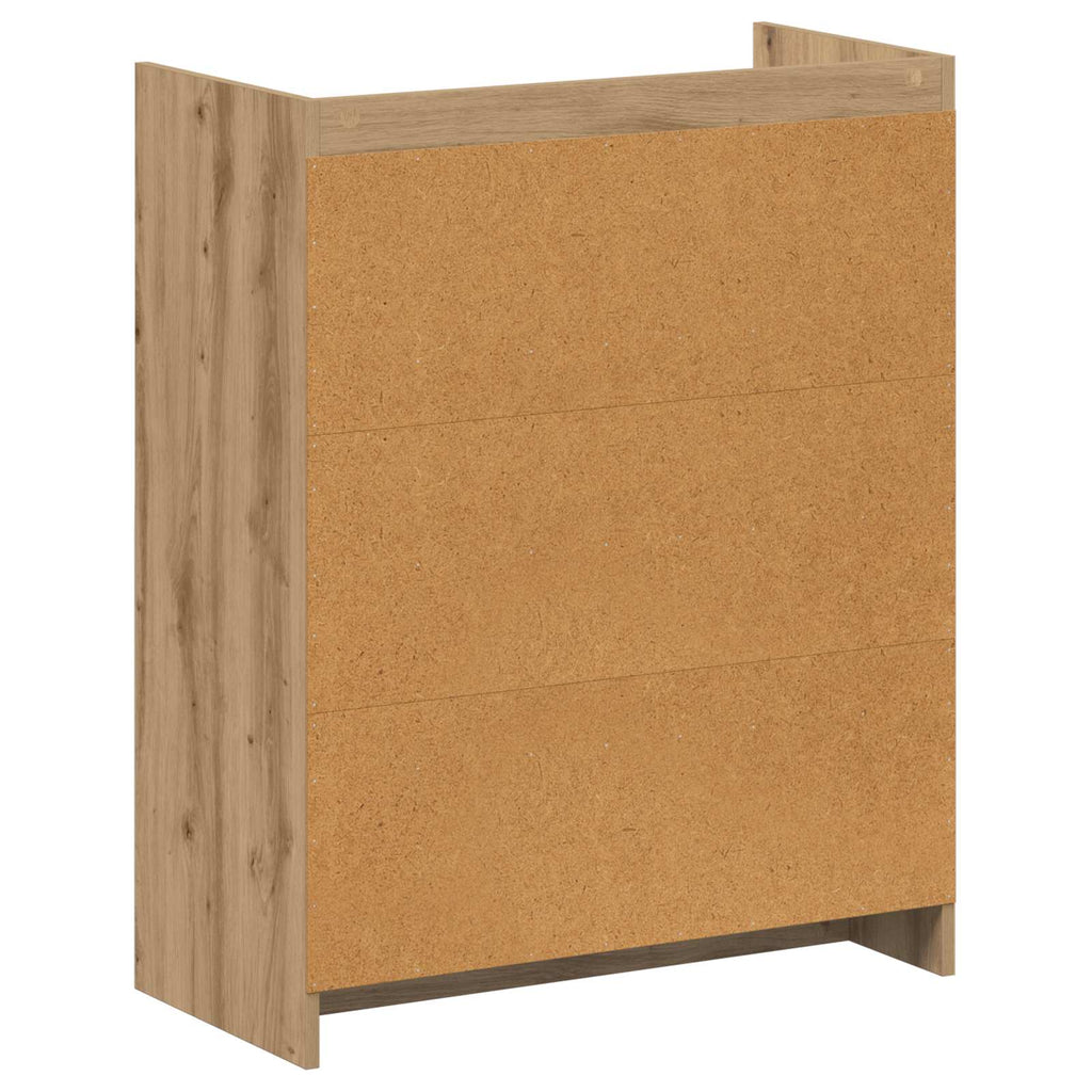 Schuhschrank Artisan-Eiche 73,5 x 36 x 92 cm Holzwerkstoff