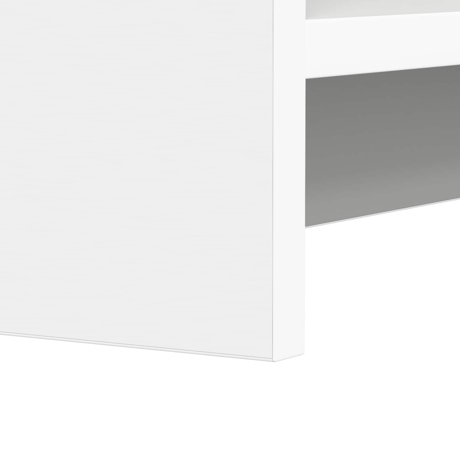 Schuhschrank mit Speicher Weiß 73,5 x 36 x 92 cm Holzwerkstoff