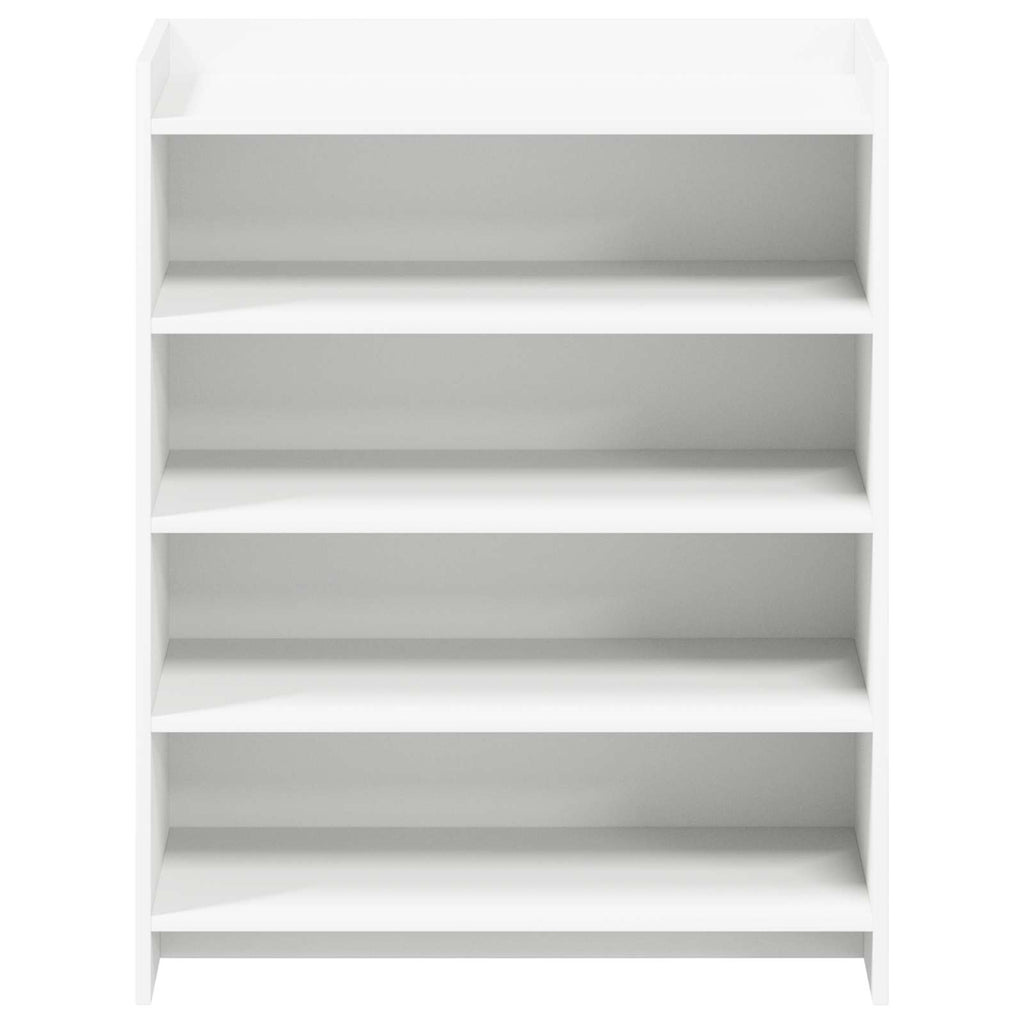 Schuhschrank mit Speicher Weiß 73,5 x 36 x 92 cm Holzwerkstoff