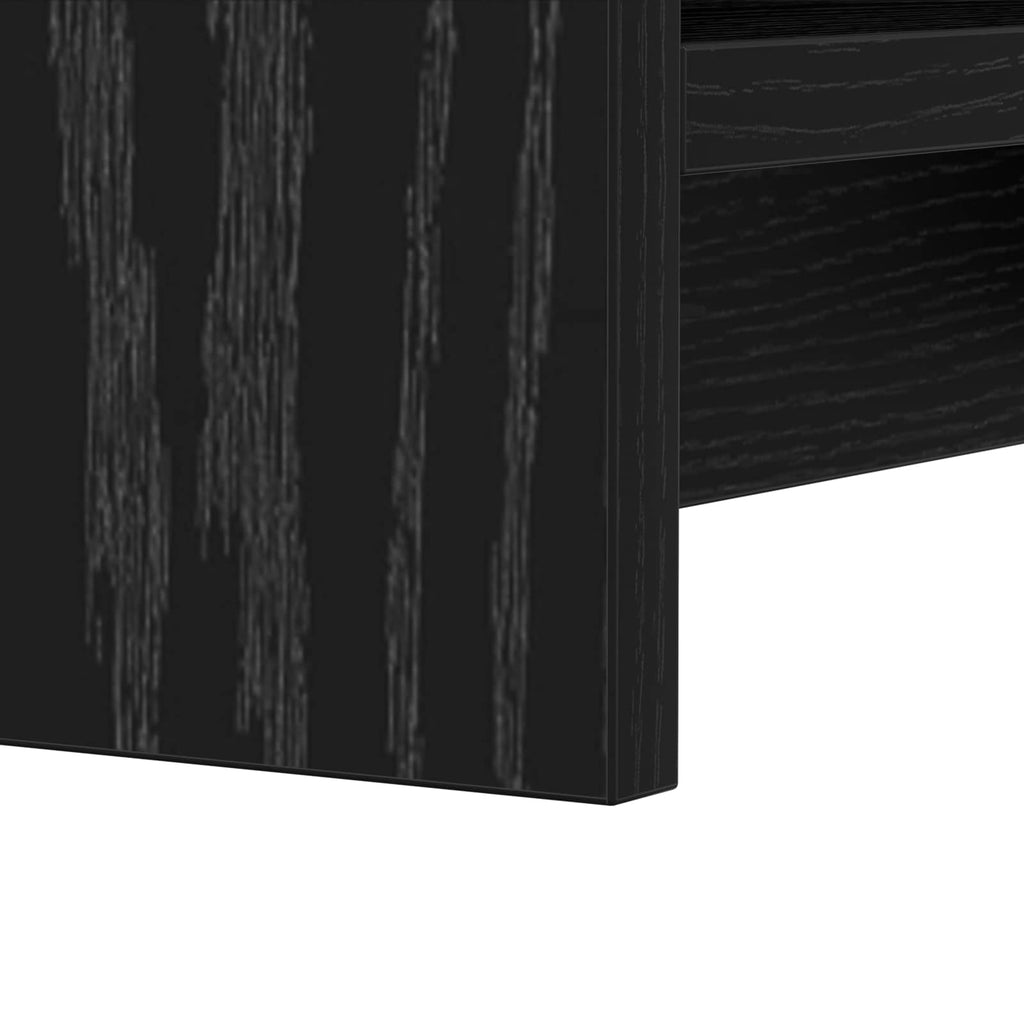 Schuhschrank Schwarze Eiche 73,5 x 36 x 92 cm Holzwerkstoff