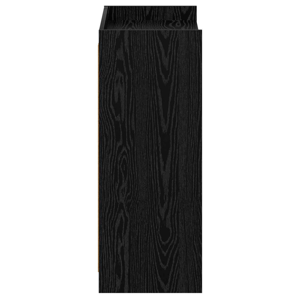 Schuhschrank Schwarze Eiche 73,5 x 36 x 92 cm Holzwerkstoff