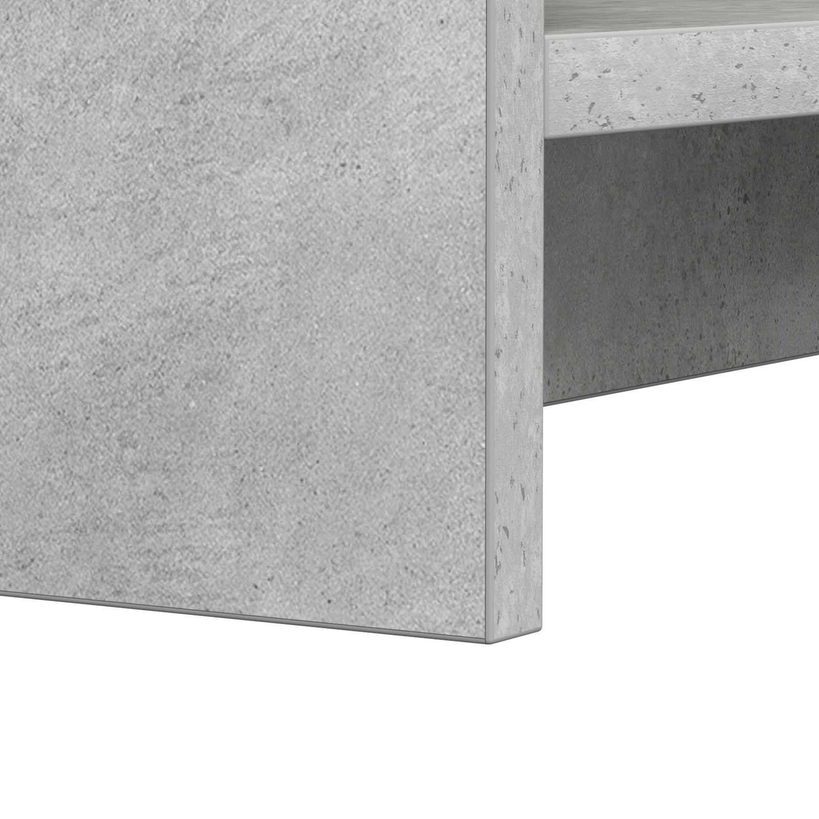 Schuhschrank Betongrau 73,5 x 36 x 92 cm Holzwerkstoff