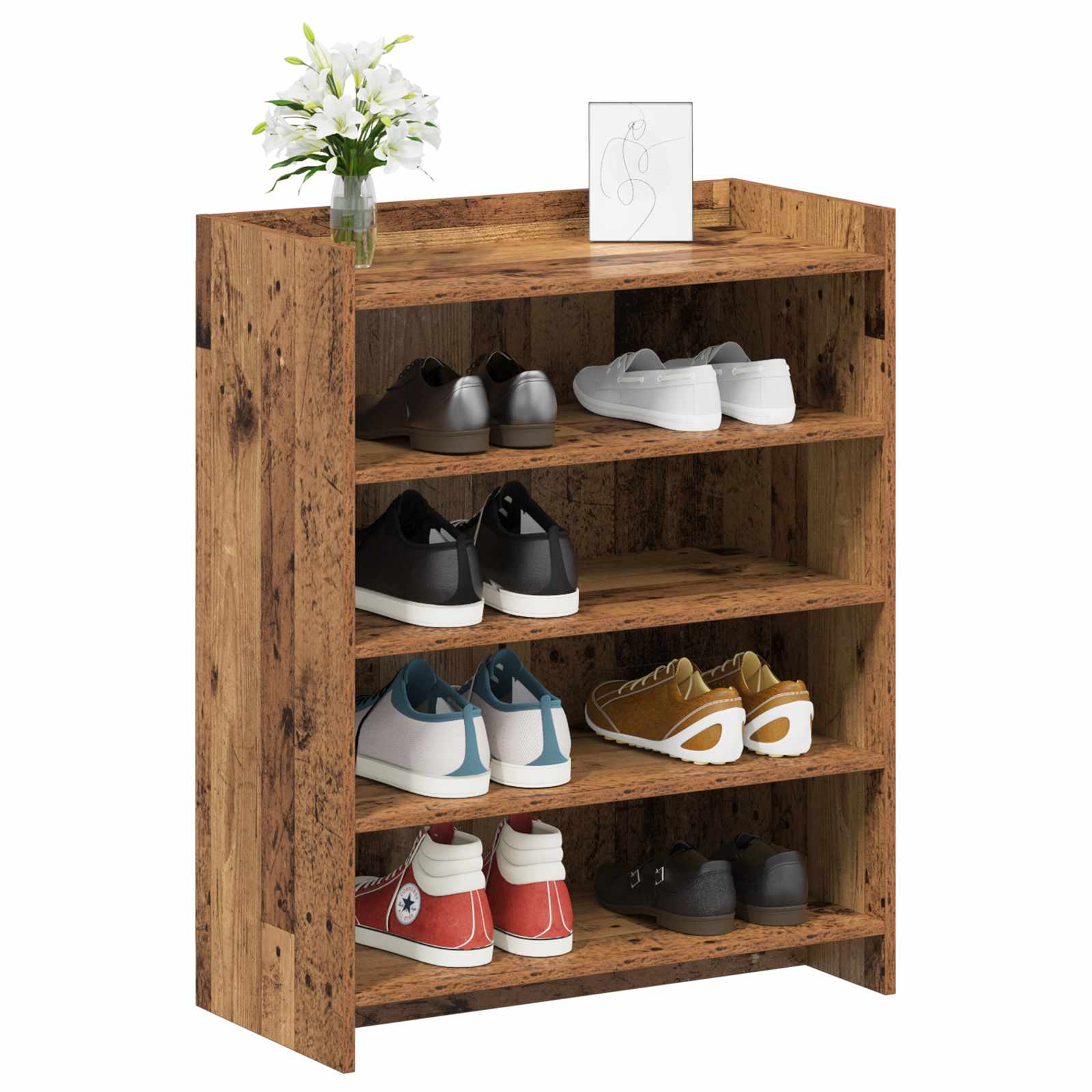 Schuhschrank Altholz 73,5 x 36 x 92 cm Holzwerkstoff