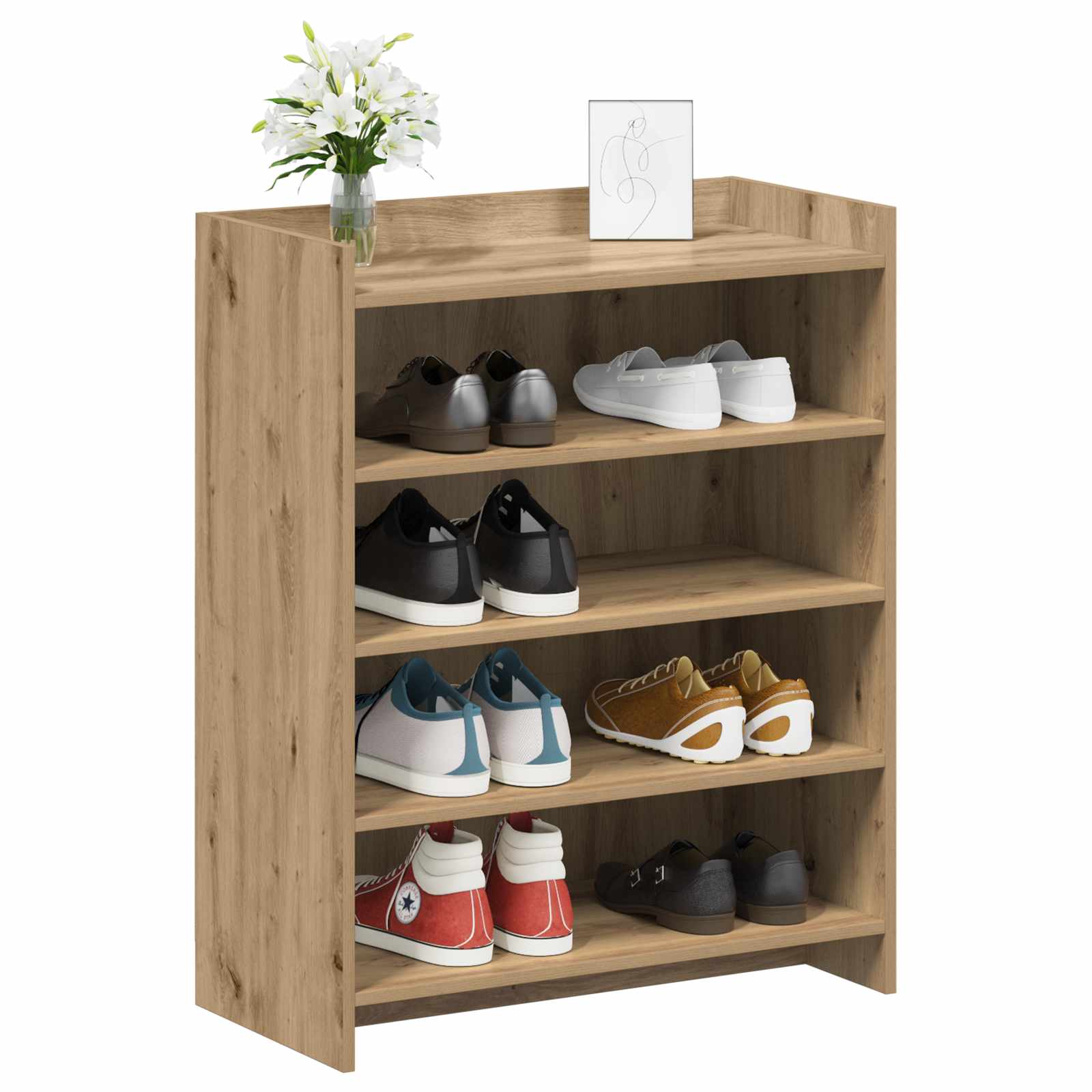 Schuhschrank Artisan-Eiche 73,5 x 36 x 92 cm Holzwerkstoff