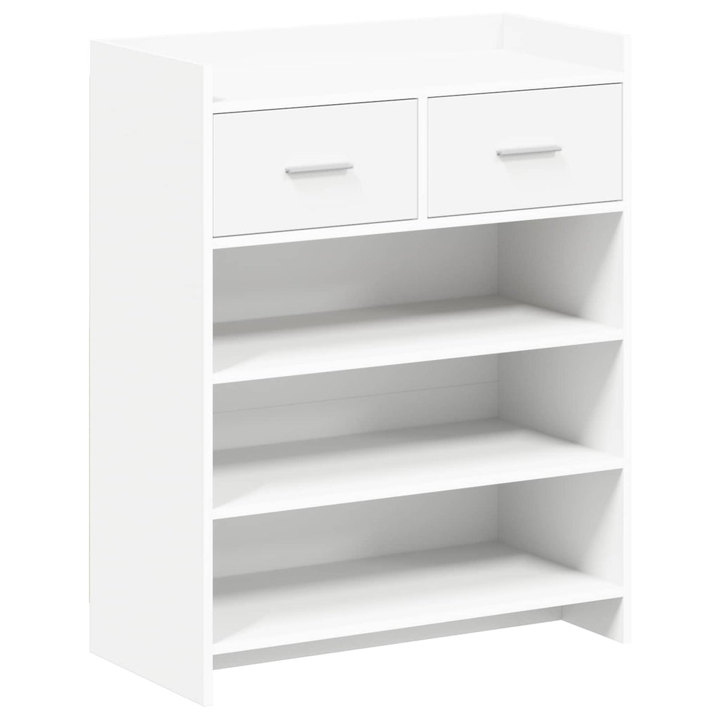 Schuhschrank mit Speicher Weiß 73,5 x 36 x 92 cm Holzwerkstoff