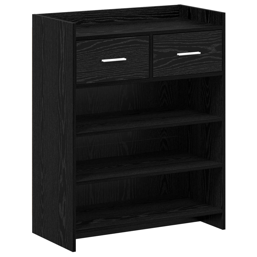 Schuhschrank Schwarze Eiche 73,5 x 36 x 92 cm Holzwerkstoff