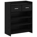 Schuhschrank Schwarze Eiche 73,5 x 36 x 92 cm Holzwerkstoff