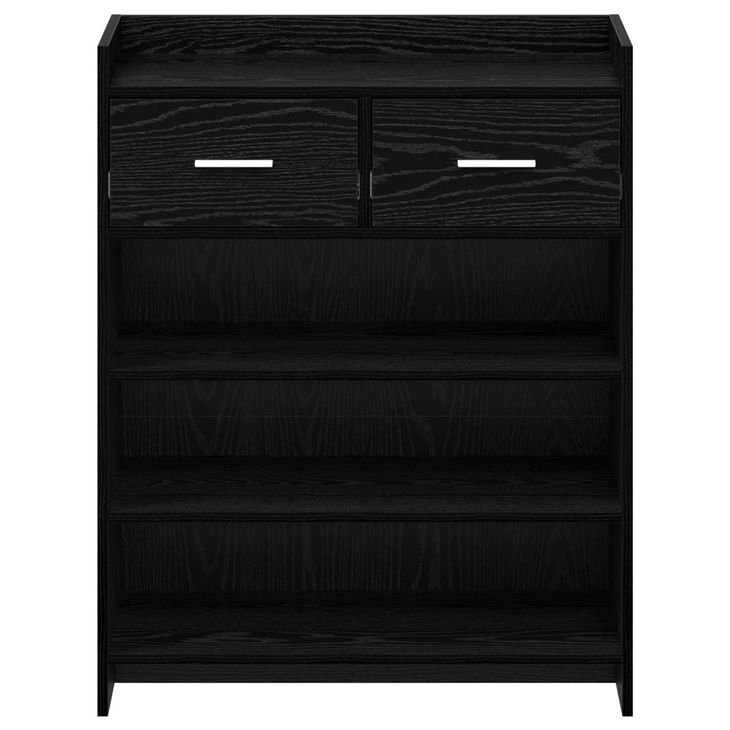 Schuhschrank Schwarze Eiche 73,5 x 36 x 92 cm Holzwerkstoff