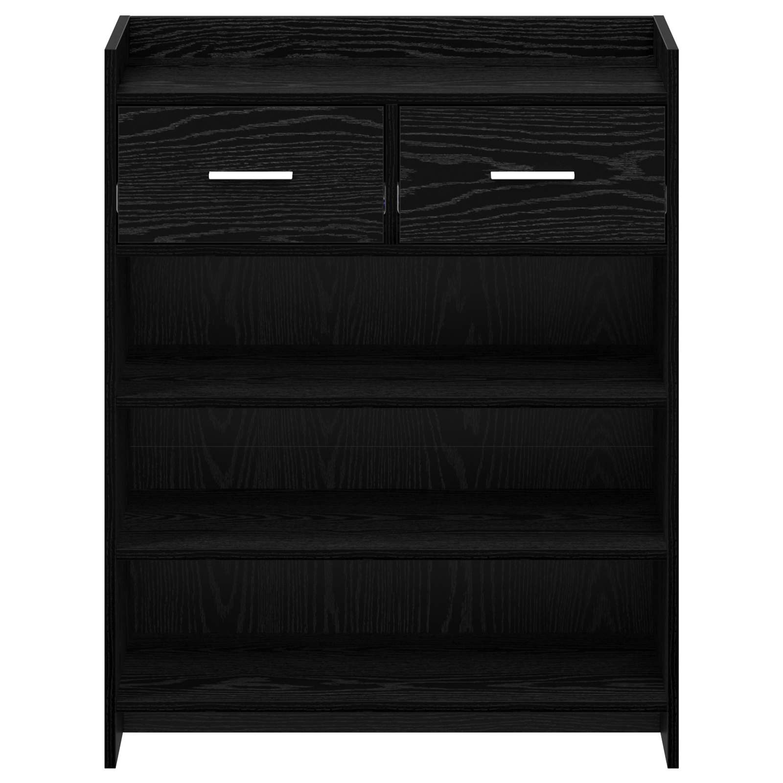 Schuhschrank Schwarze Eiche 73,5 x 36 x 92 cm Holzwerkstoff