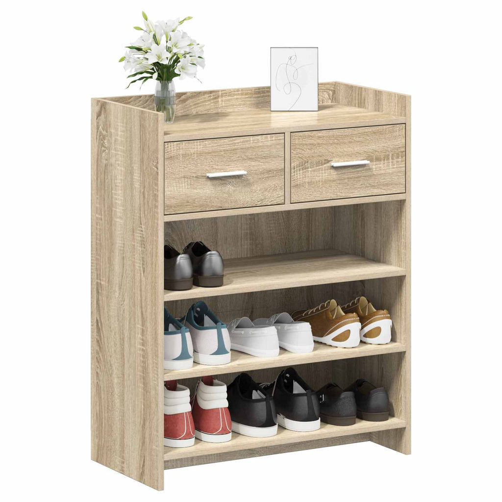 Schuhschrank Sonoma-Eiche 73,5 x 36 x 92 cm Holzwerkstoff