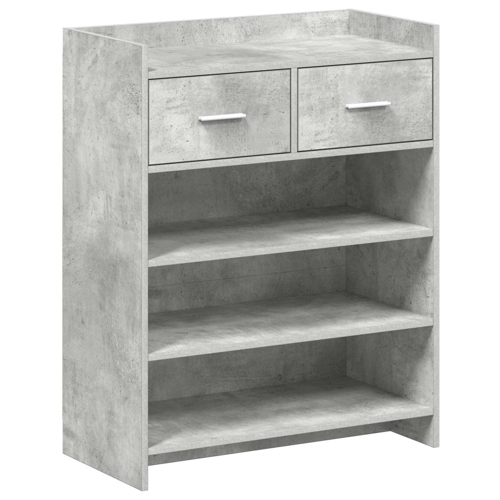 Schuhschrank Betongrau 73,5 x 36 x 92 cm Holzwerkstoff