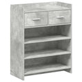 Schuhschrank Betongrau 73,5 x 36 x 92 cm Holzwerkstoff