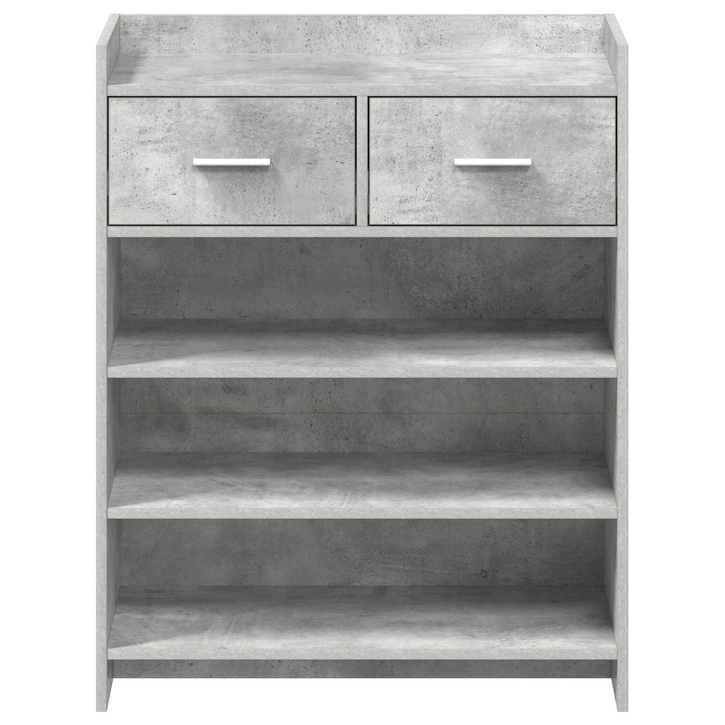 Schuhschrank Betongrau 73,5 x 36 x 92 cm Holzwerkstoff