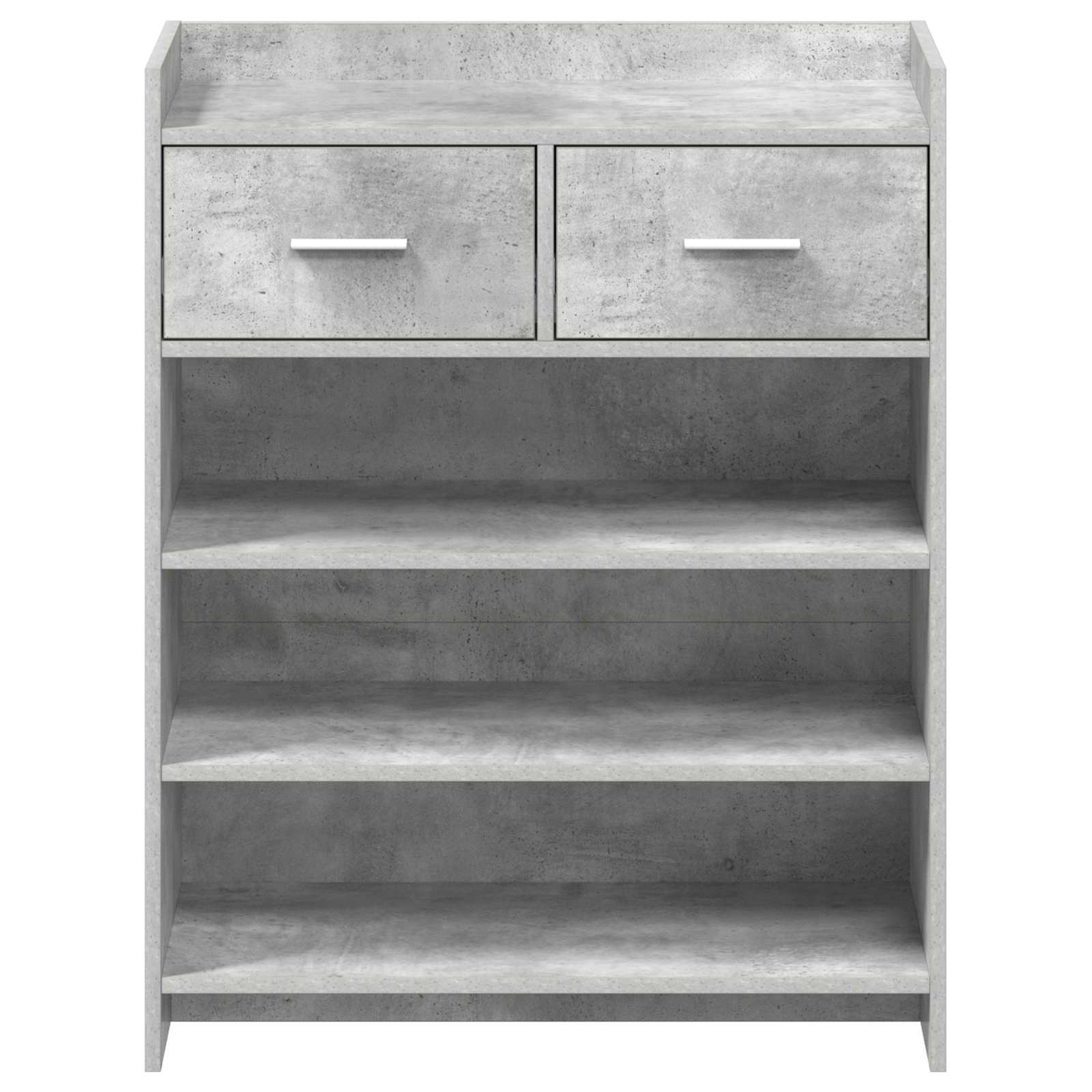 Schuhschrank Betongrau 73,5 x 36 x 92 cm Holzwerkstoff