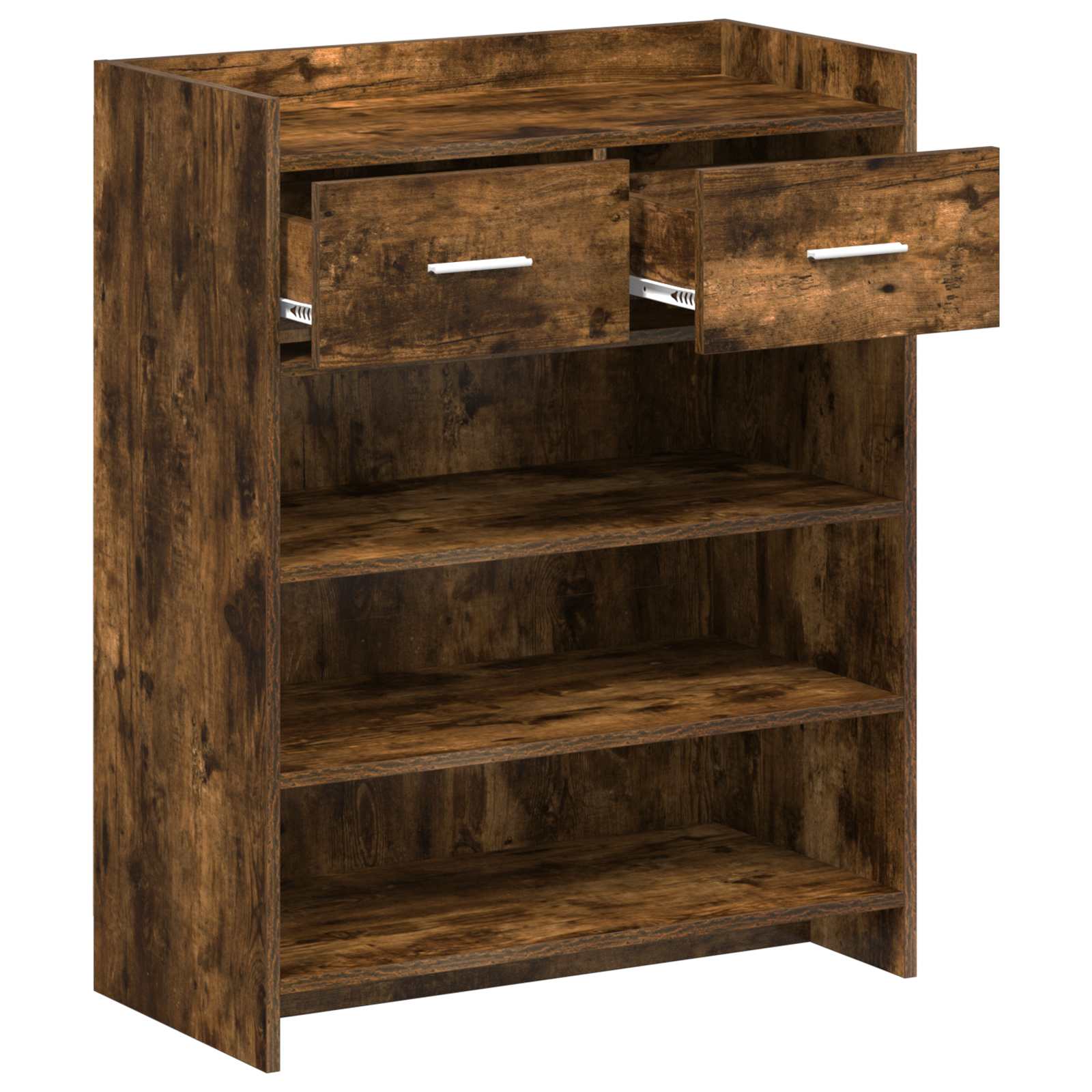Schuhschrank Geräucherte Eiche 73,5 x 36 x 92 cm Holzwerkstoff