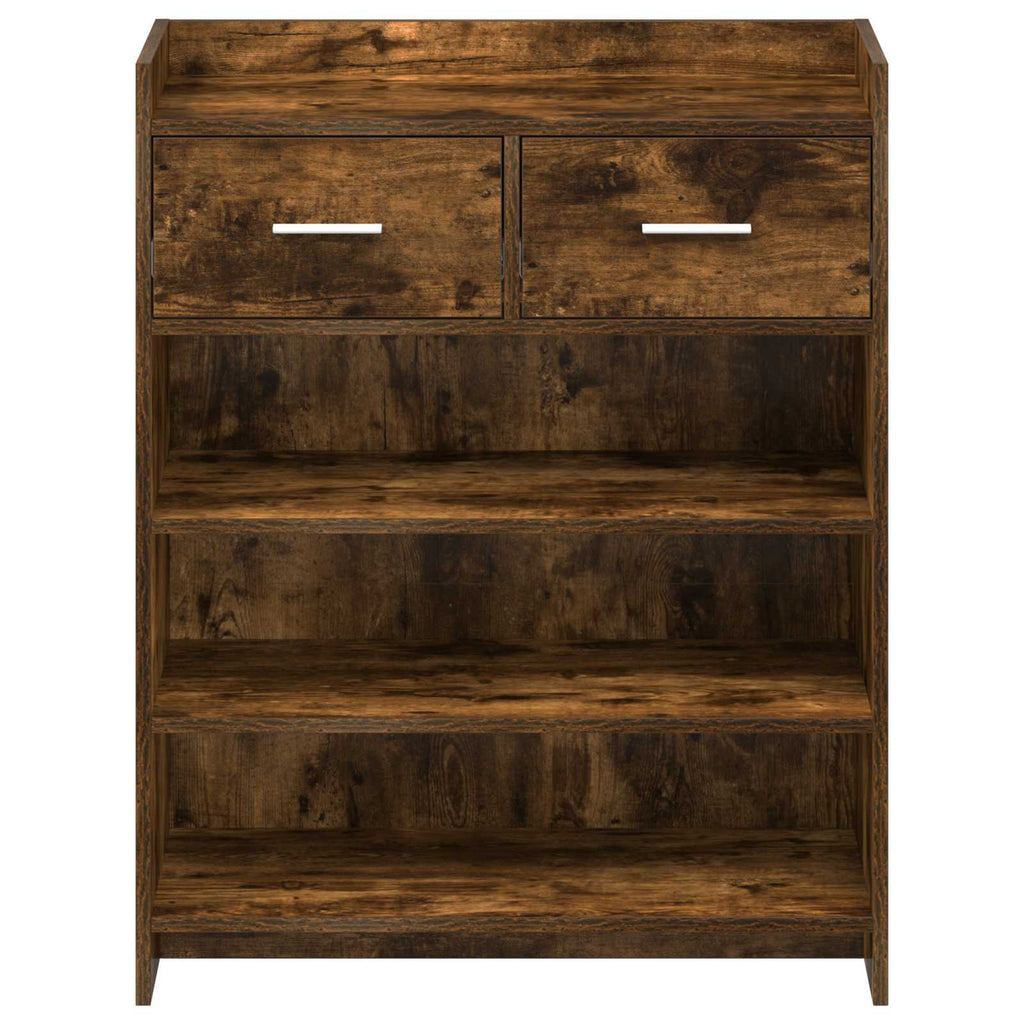 Schuhschrank Geräucherte Eiche 73,5 x 36 x 92 cm Holzwerkstoff