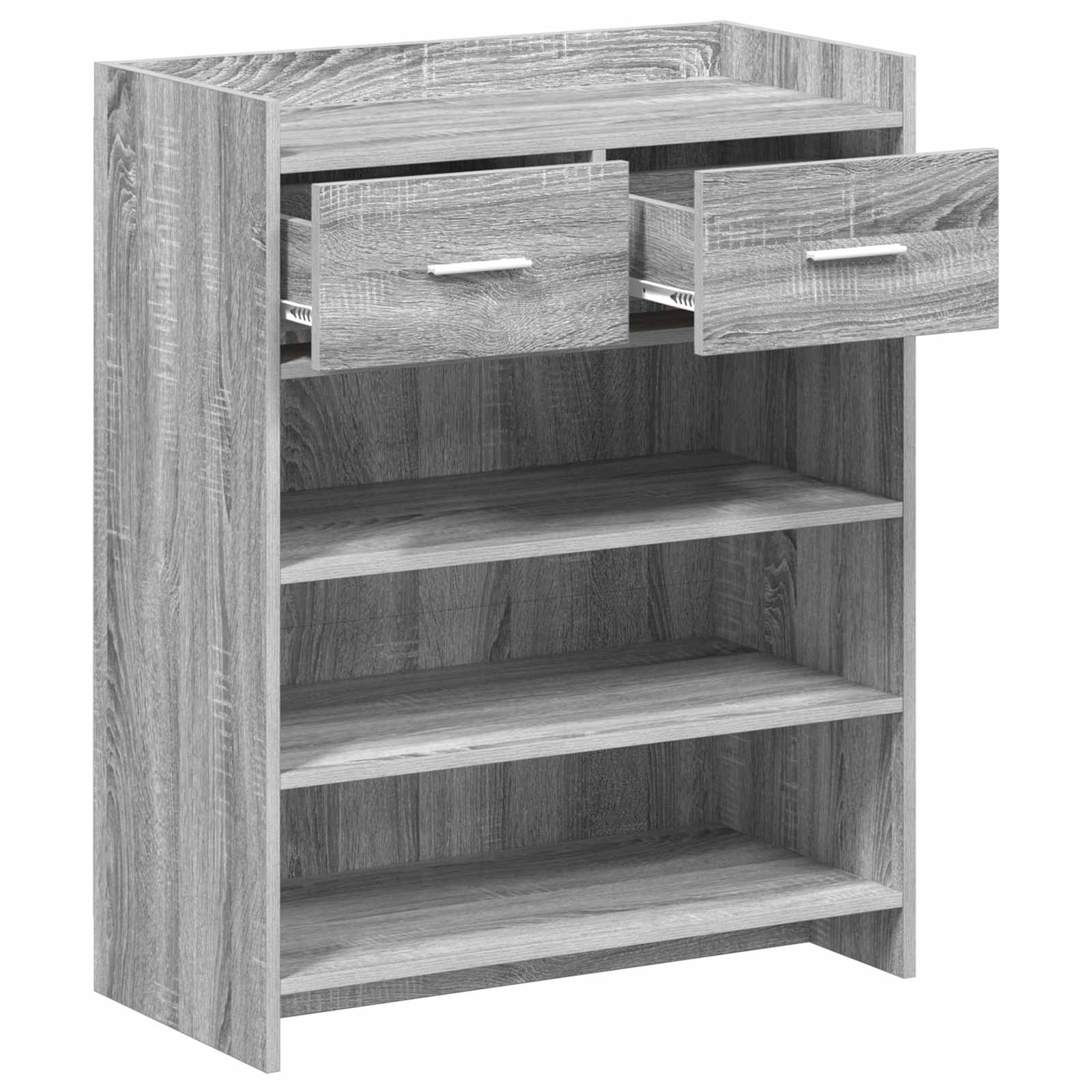 Schuhschrank Grau Sonoma 73,5 x 36 x 92 cm Holzwerkstoff