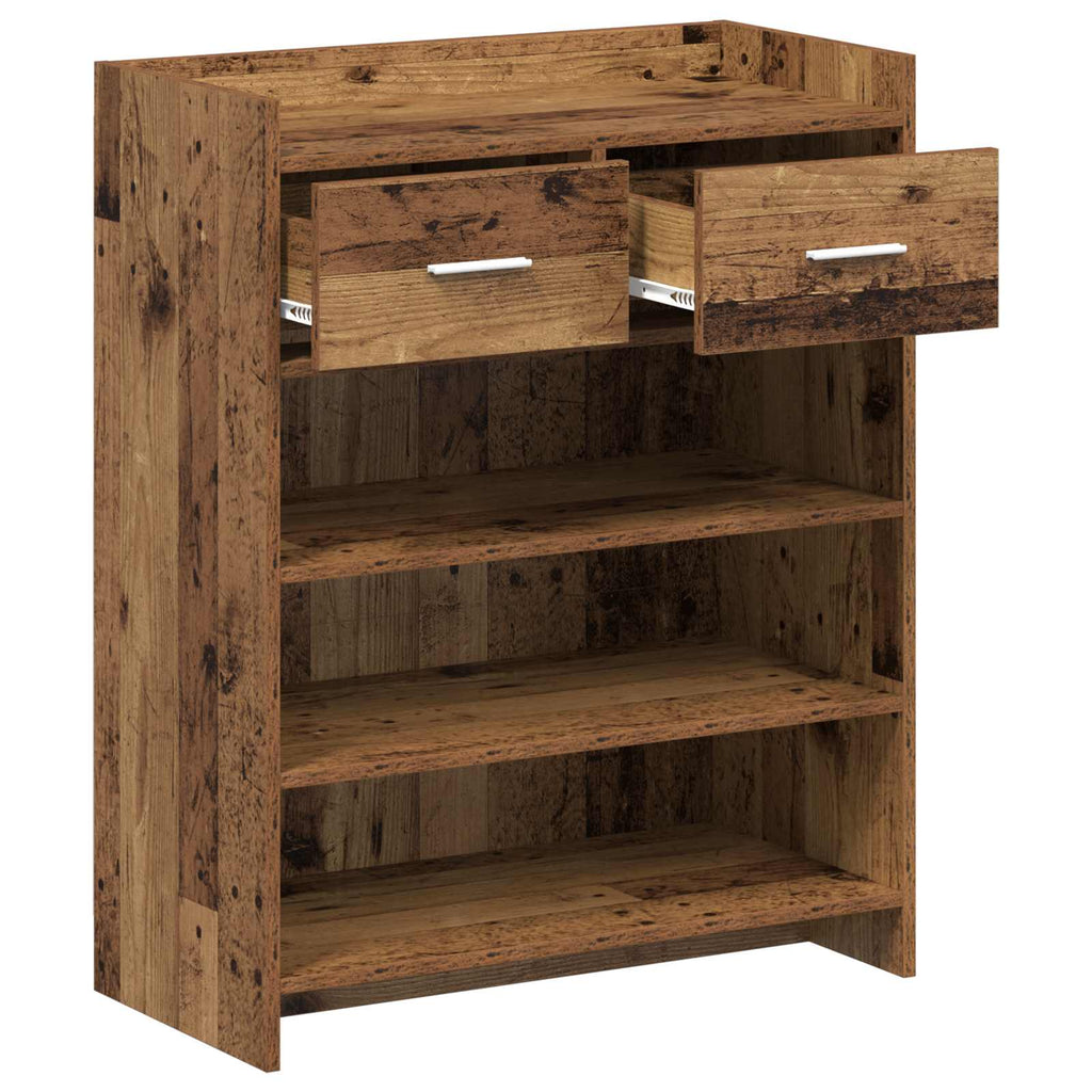 Schuhschrank Altholz 73,5 x 36 x 92 cm Holzwerkstoff