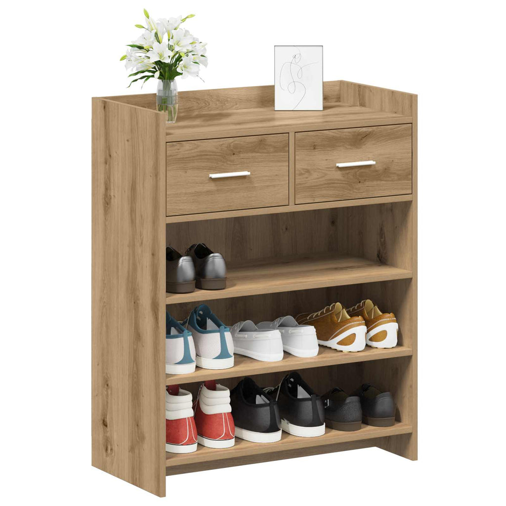 Schuhschrank Artisan-Eiche 73,5 x 36 x 92 cm Holzwerkstoff