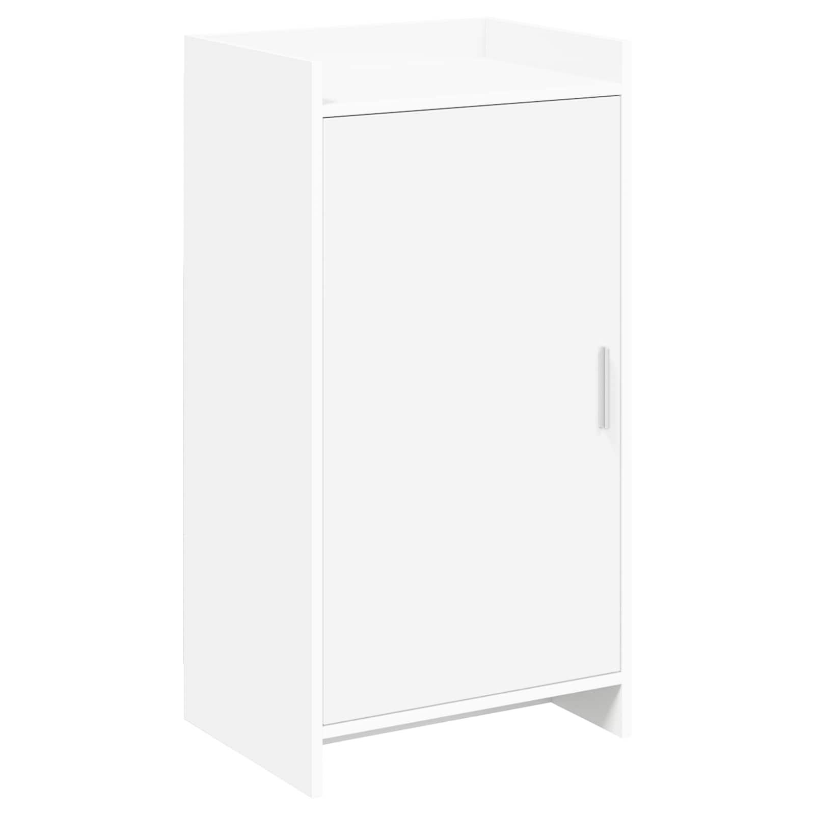 Schuhschrank mit Speicher Weiß 48 x 36 x 92 cm Holzwerkstoff