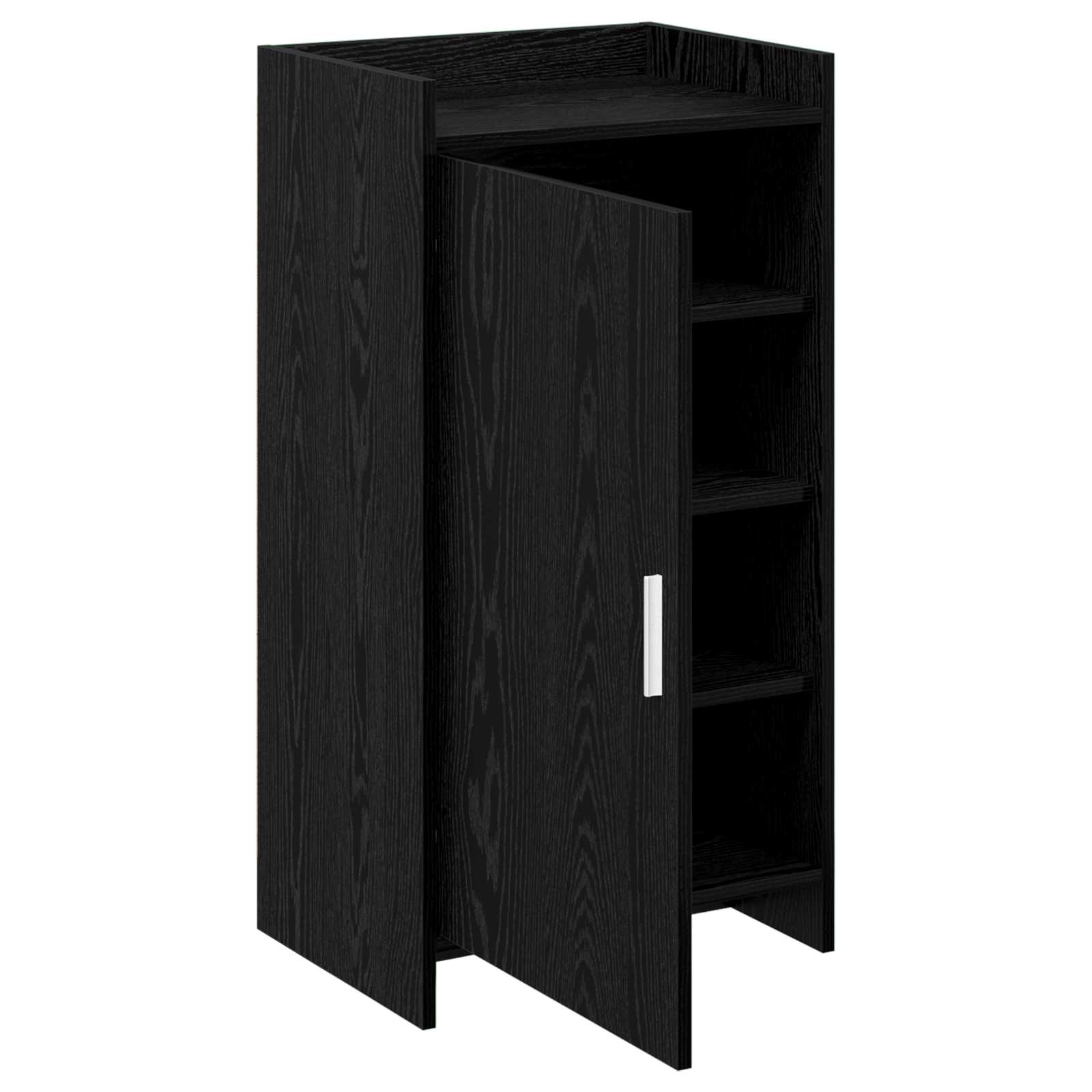 Schuhschrank Schwarze Eiche 48 x 36 x 92 cm Holzwerkstoff