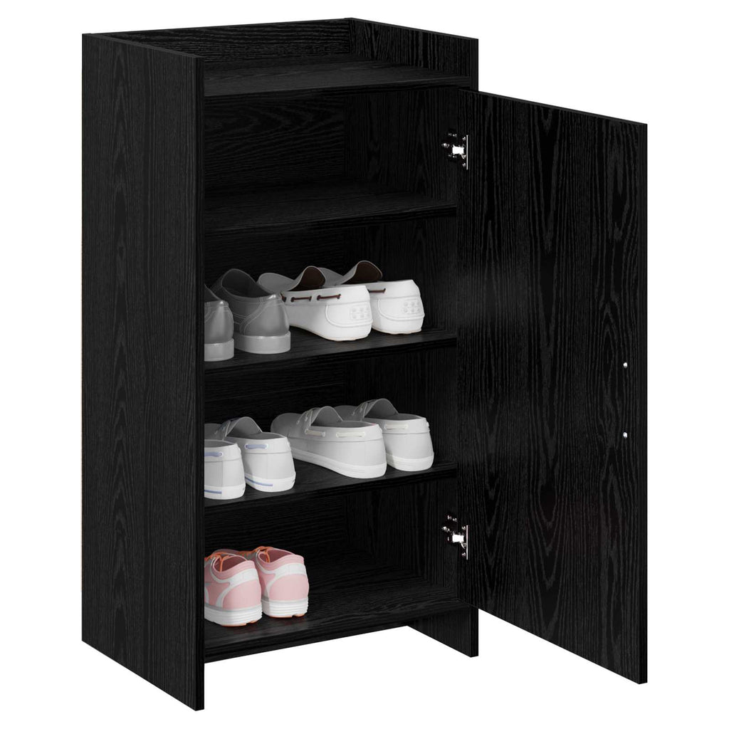 Schuhschrank Schwarze Eiche 48 x 36 x 92 cm Holzwerkstoff