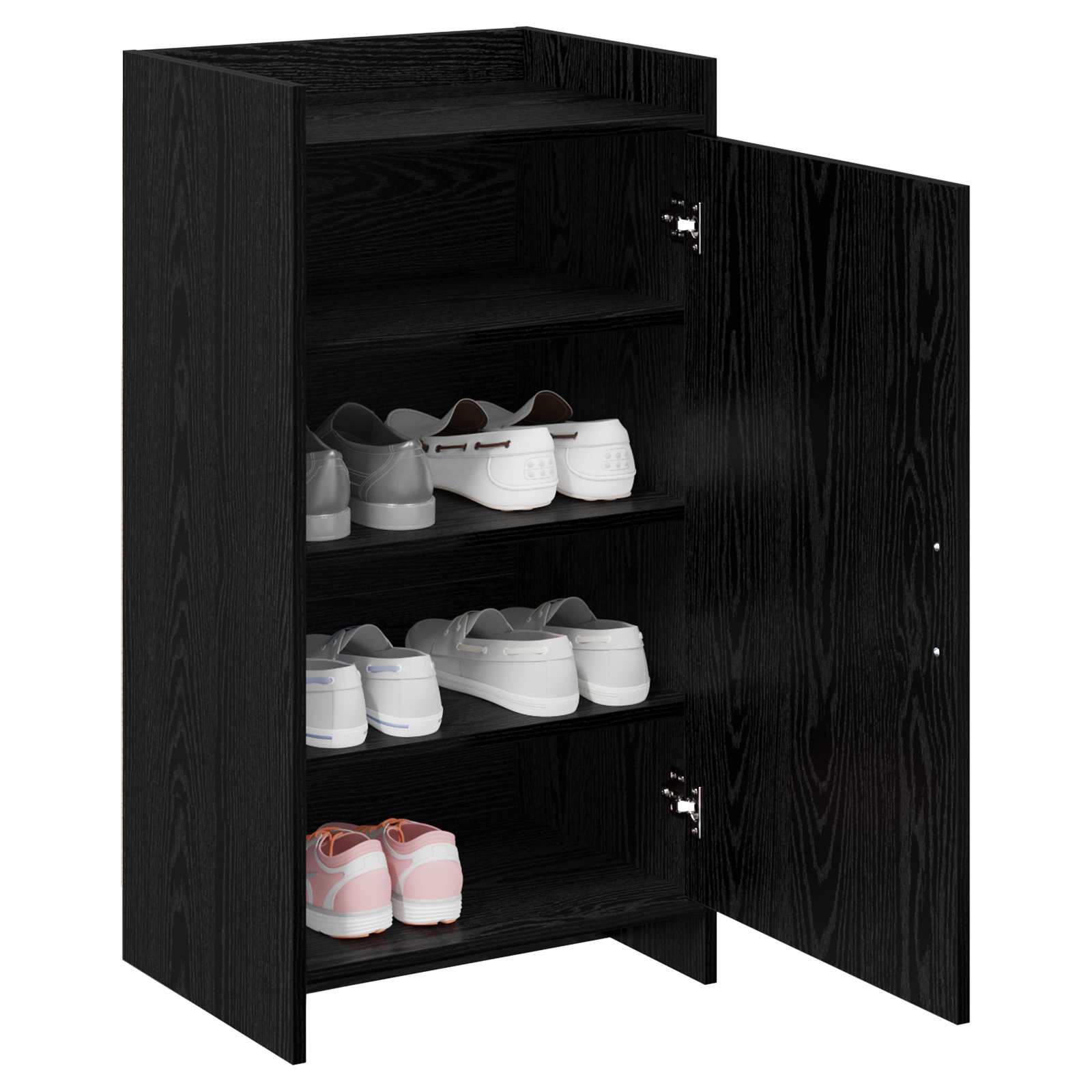 Schuhschrank Schwarze Eiche 48 x 36 x 92 cm Holzwerkstoff