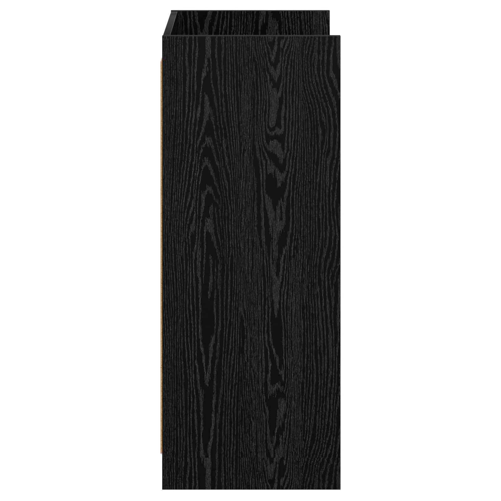Schuhschrank Schwarze Eiche 48 x 36 x 92 cm Holzwerkstoff