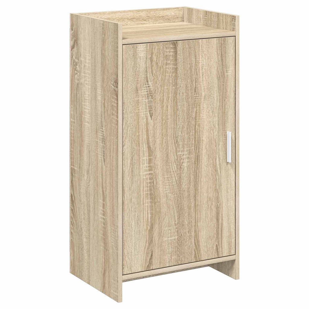 Schuhschrank mit Tür Sonoma-Eiche 48 x 36 x 92 cm Holzwerkstoff