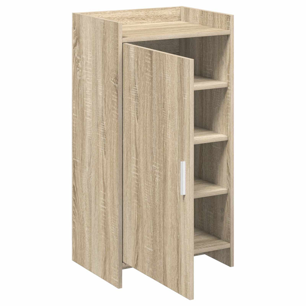 Schuhschrank mit Tür Sonoma-Eiche 48 x 36 x 92 cm Holzwerkstoff