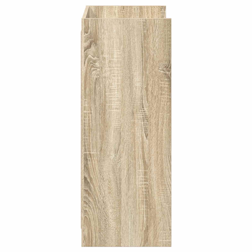 Schuhschrank mit Tür Sonoma-Eiche 48 x 36 x 92 cm Holzwerkstoff